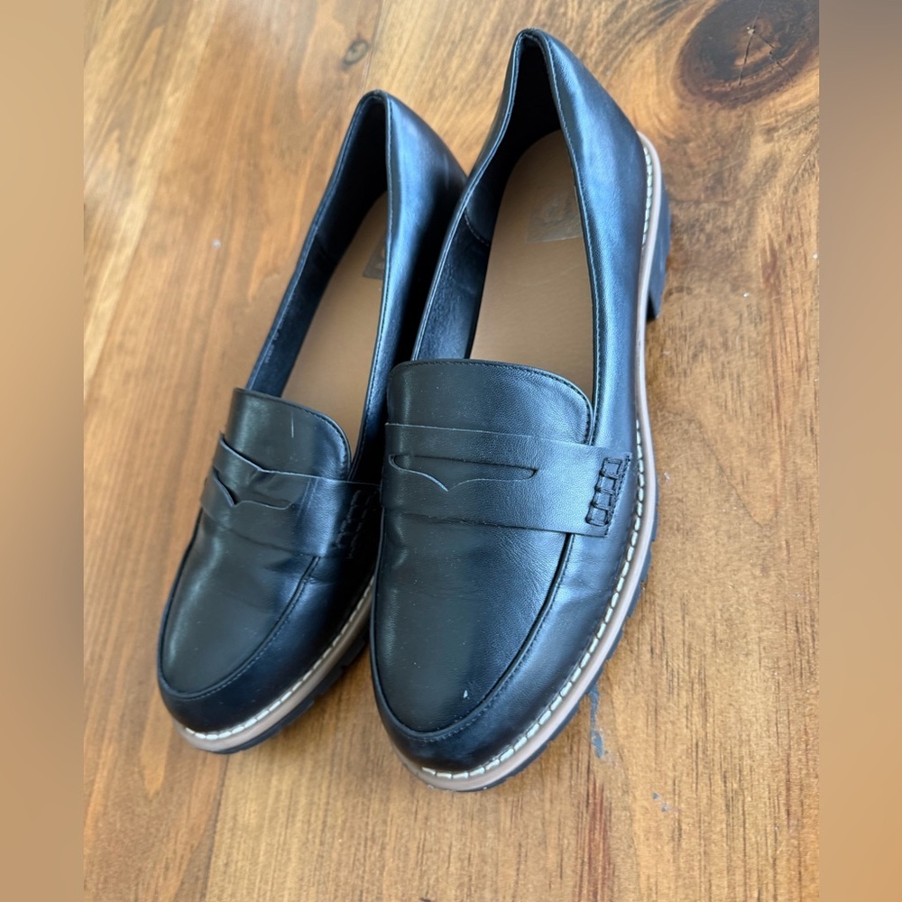 Dolce Vita Catalina Loafers black 10 perfect condition smoke pet free home